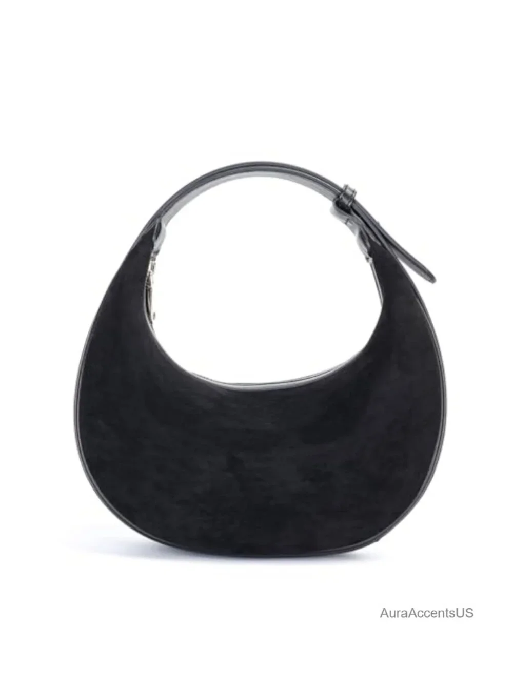 Women's Suede Leather Hobo Shoulder Crossbody Bag Adjustable Strap
